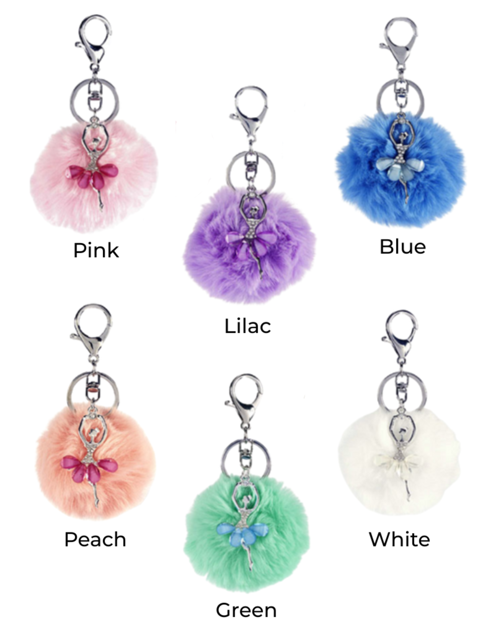 Dasha Designs Ballerina Keychain (2824)
