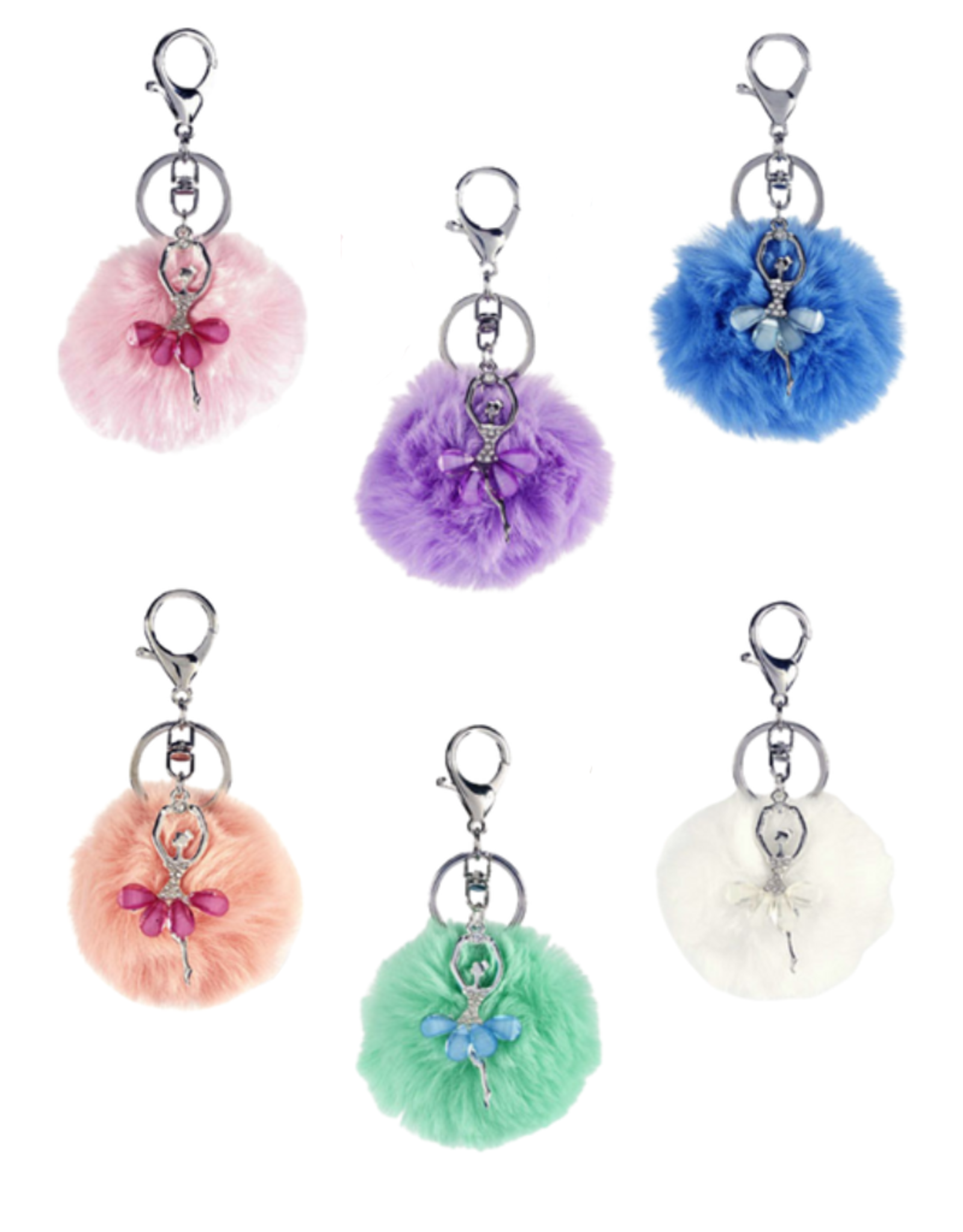 Dasha Designs Ballerina Keychain (2824)