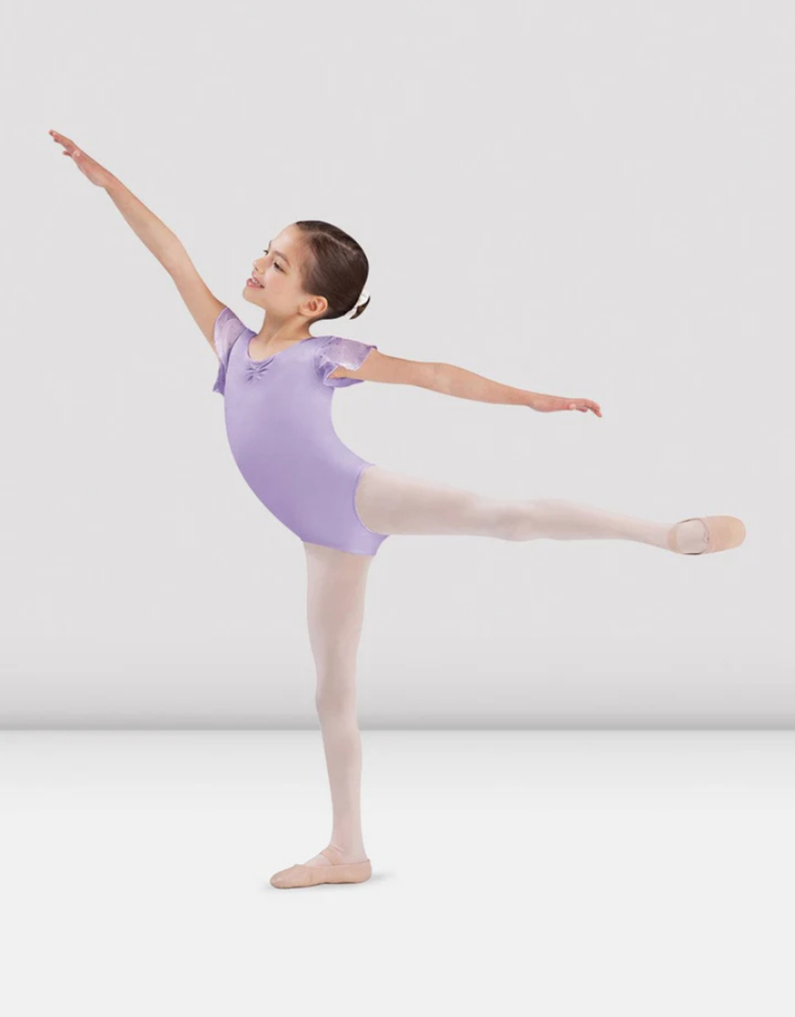 Bloch / Mirella Flutter Sleeve Leotard with Sequins (CL3732)