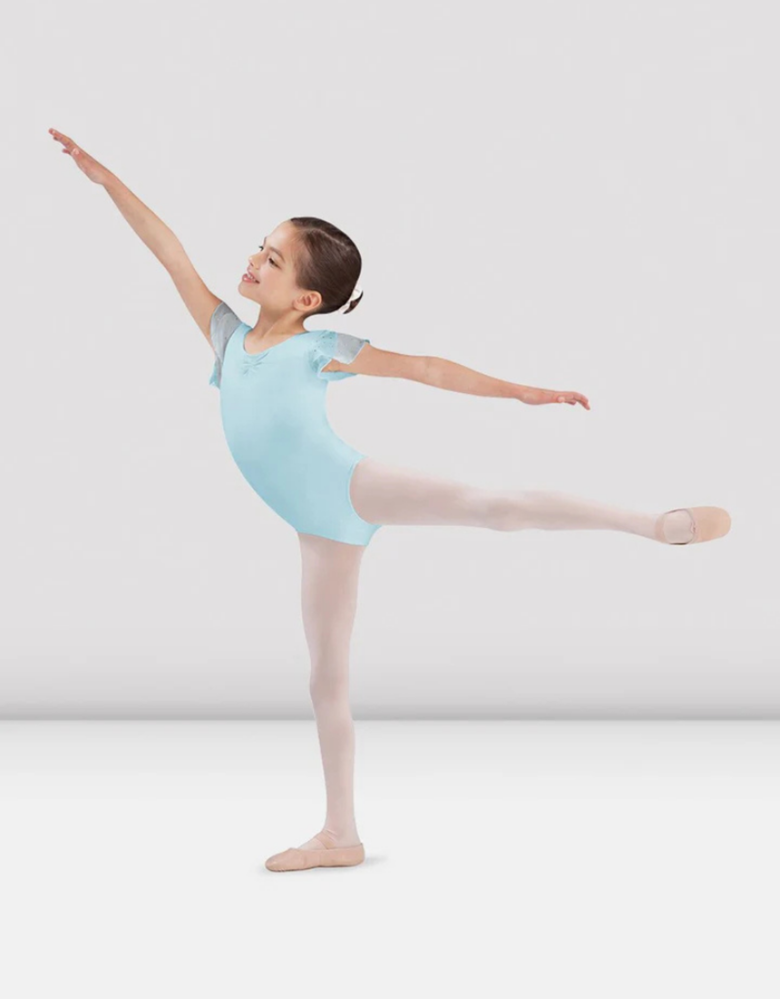 Bloch / Mirella Flutter Sleeve Leotard with Sequins (CL3732)