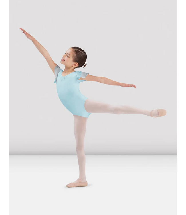 Bloch / Mirella Flutter Sleeve Leotard with Sequins (CL3732)