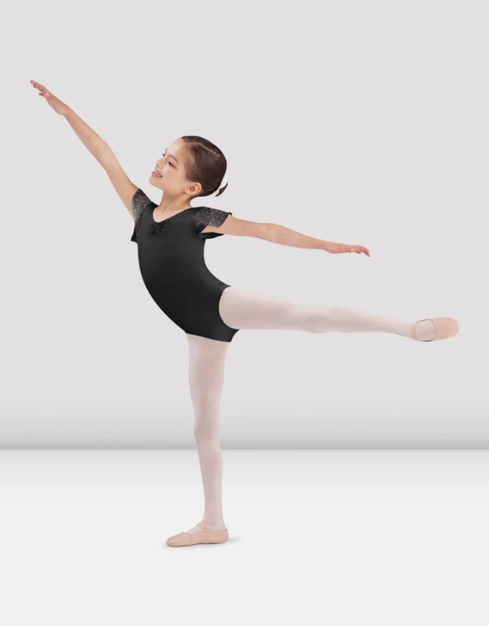 Bloch / Mirella Flutter Sleeve Leotard with Sequins (CL3732)