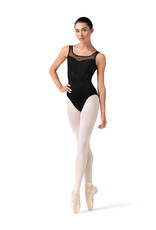 Bloch / Mirella Corset Embroidered Tank Leotard (L50002)