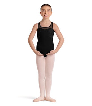 Bloch / Mirella Embroidered Keyhole Tank Leotard (CL50005)