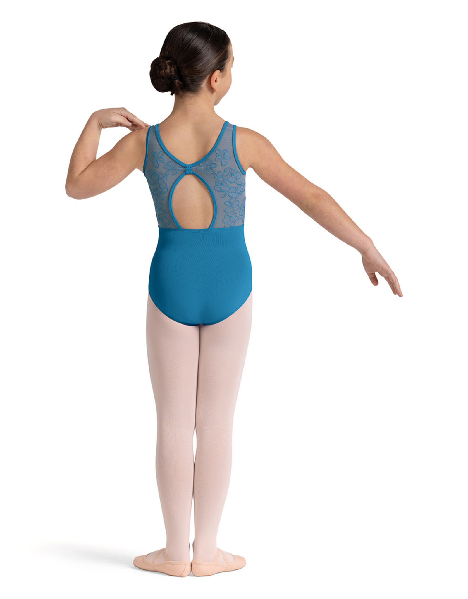 Bloch / Mirella Embroidered Keyhole Tank Leotard (CL50005)