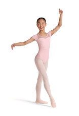 Bloch / Mirella Embroidered Short Sleeve Leotard (CL20003)