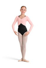 Bloch / Mirella Long Sleeve Gathered Top (M30004C)