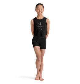 Bloch / Mirella Printed Twist Back T-Shirt (CZ30005)