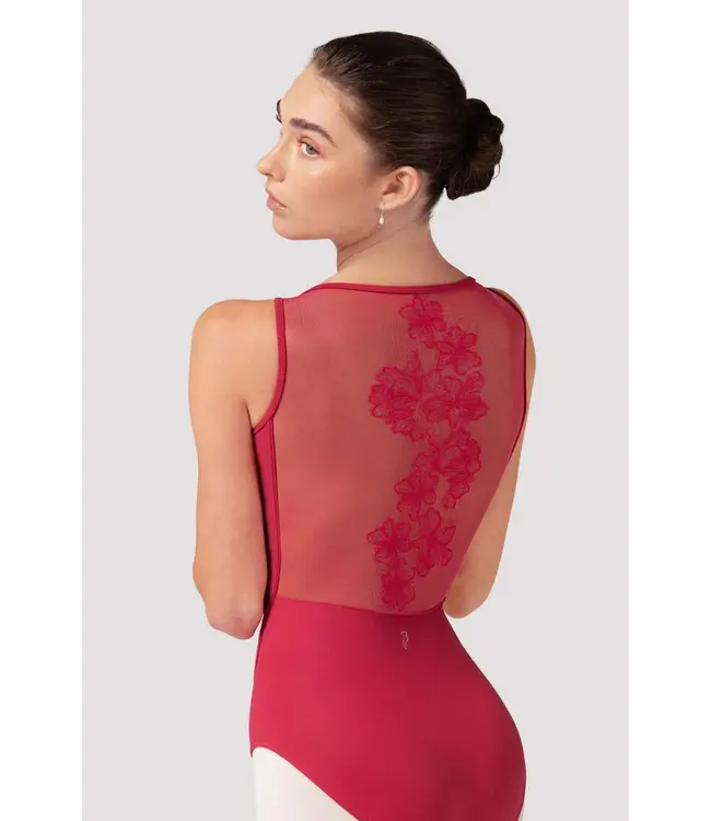 Bloch / Mirella Embroidered Boat Neck Leotard (L40004)