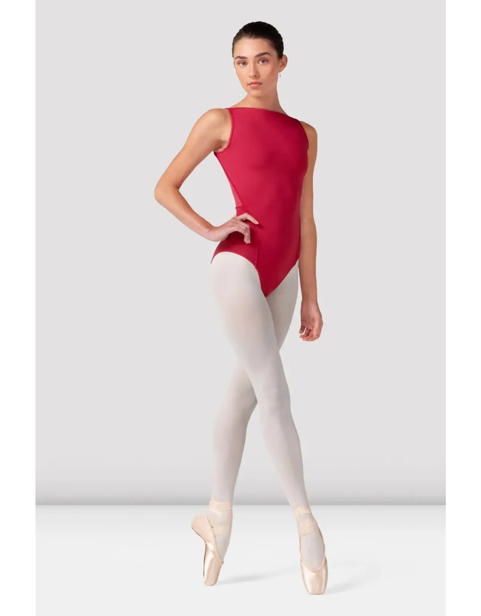 Bloch / Mirella Embroidered Boat Neck Leotard (L40004)