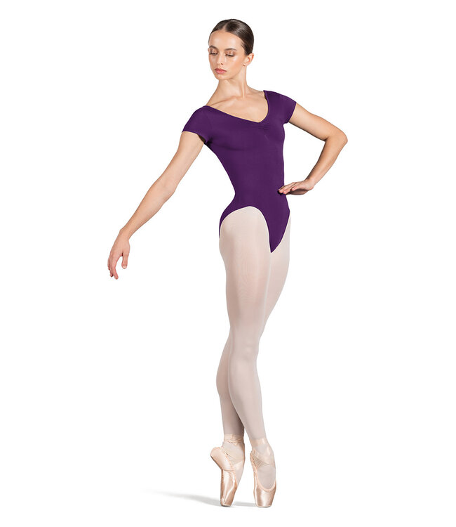 Bloch / Mirella Adult Gather Cap Sleeve Leotard (L4262)
