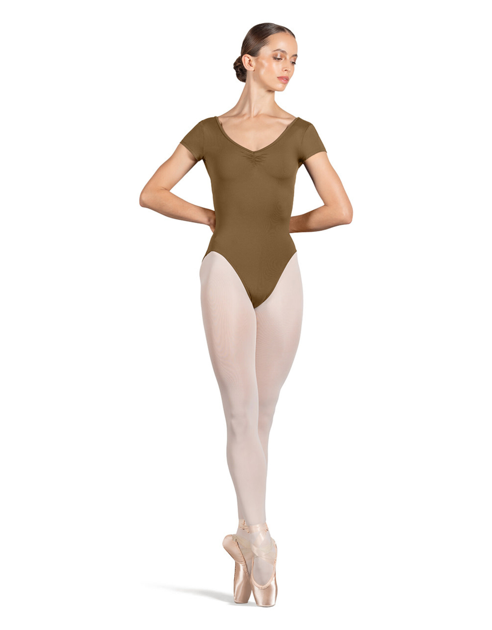 Bloch / Mirella Adult Gather Cap Sleeve Leotard (L4262)