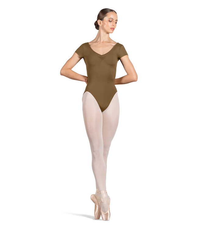 Bloch / Mirella Adult Gather Cap Sleeve Leotard (L4262)