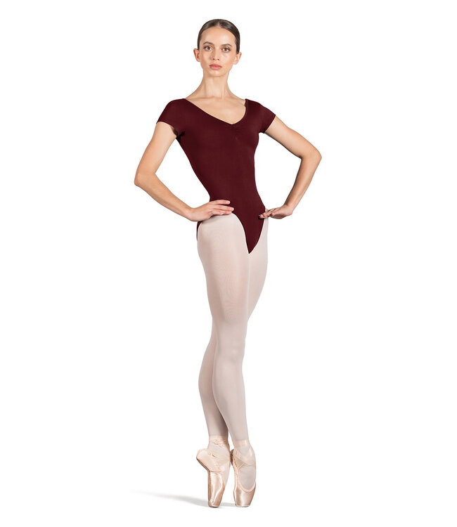 Bloch / Mirella Adult Gather Cap Sleeve Leotard (L4262)