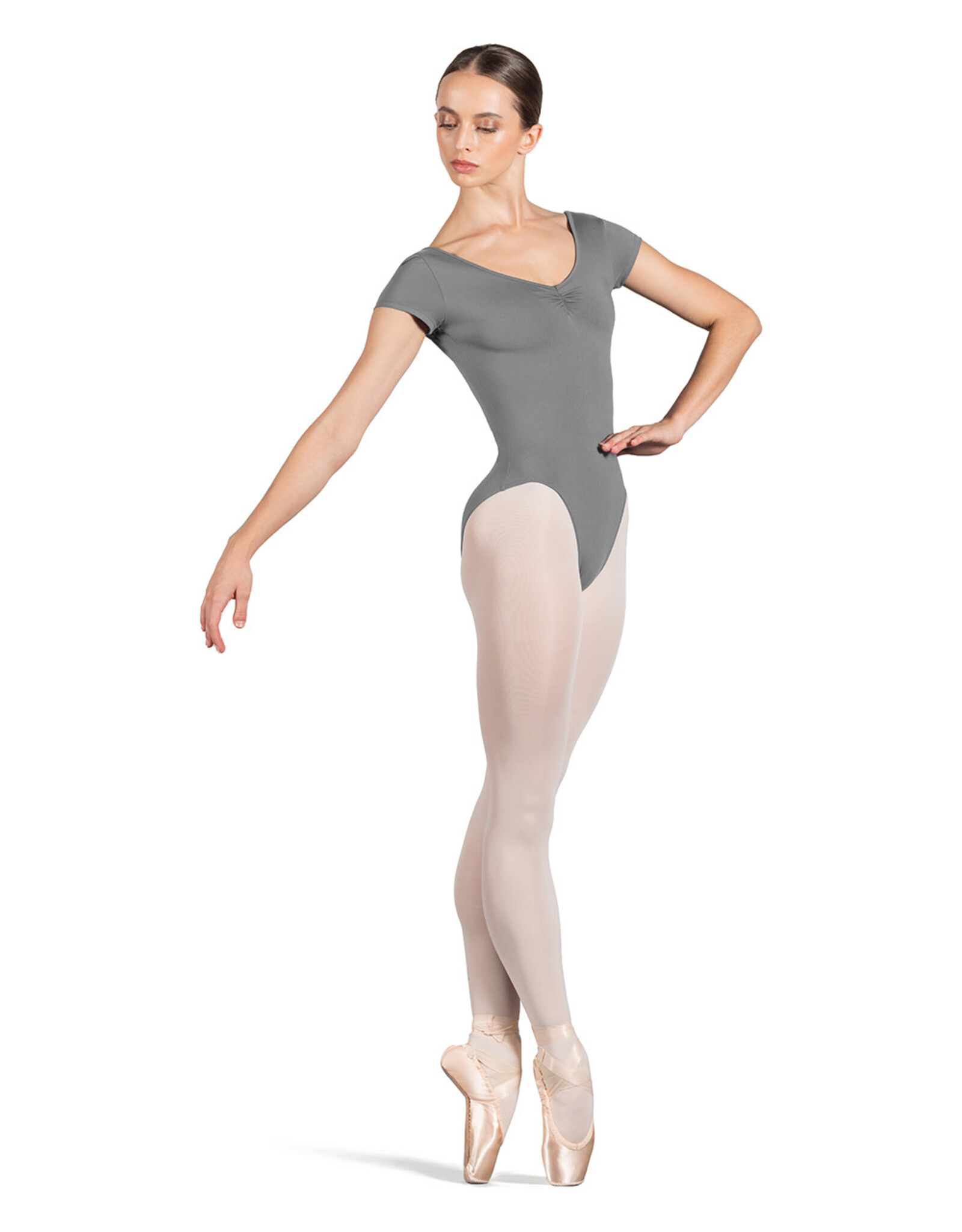 Bloch / Mirella Adult Gather Cap Sleeve Leotard (L4262)
