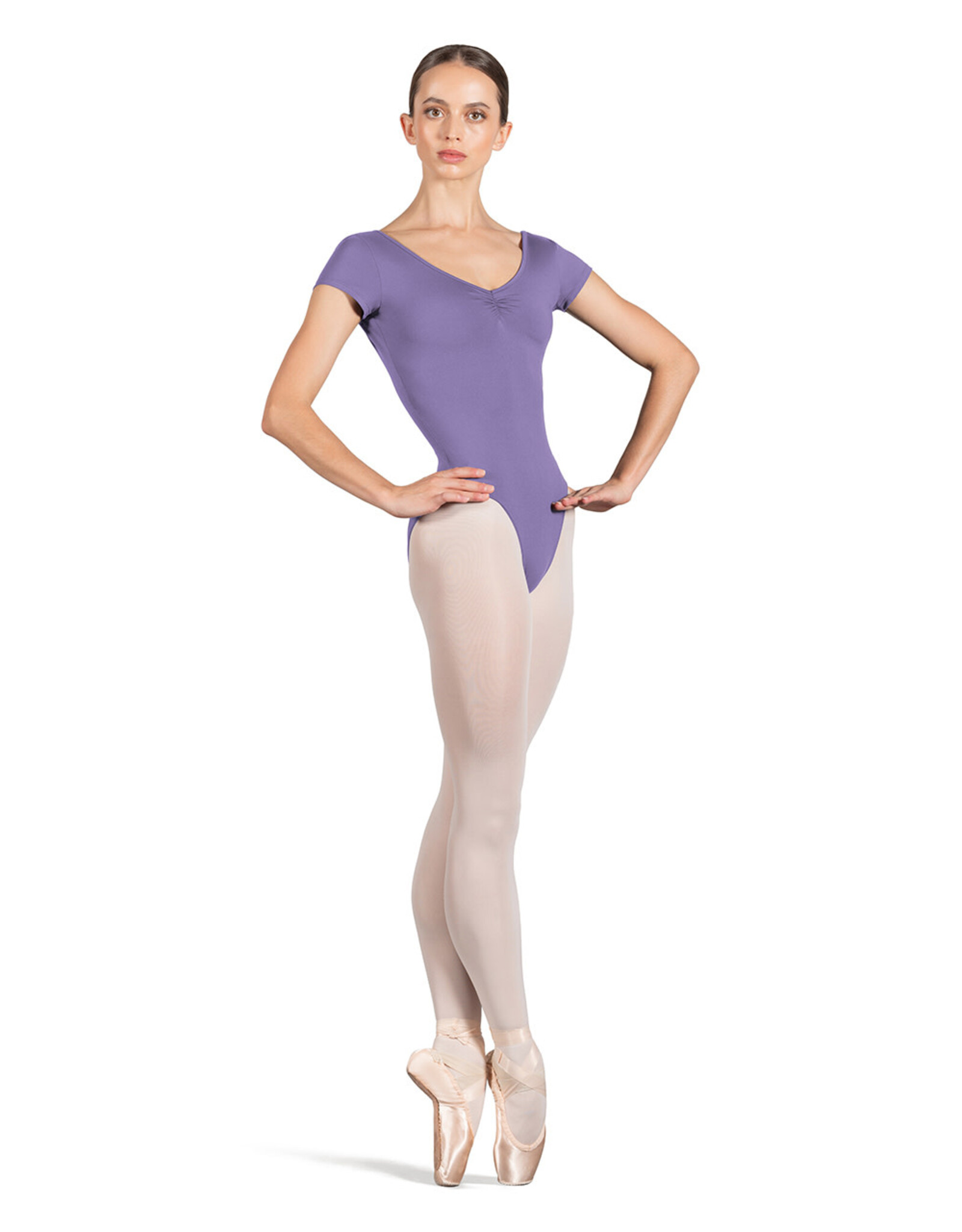 Bloch / Mirella Adult Gather Cap Sleeve Leotard (L4262)