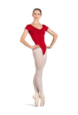 Bloch / Mirella Adult Gather Cap Sleeve Leotard (L4262)
