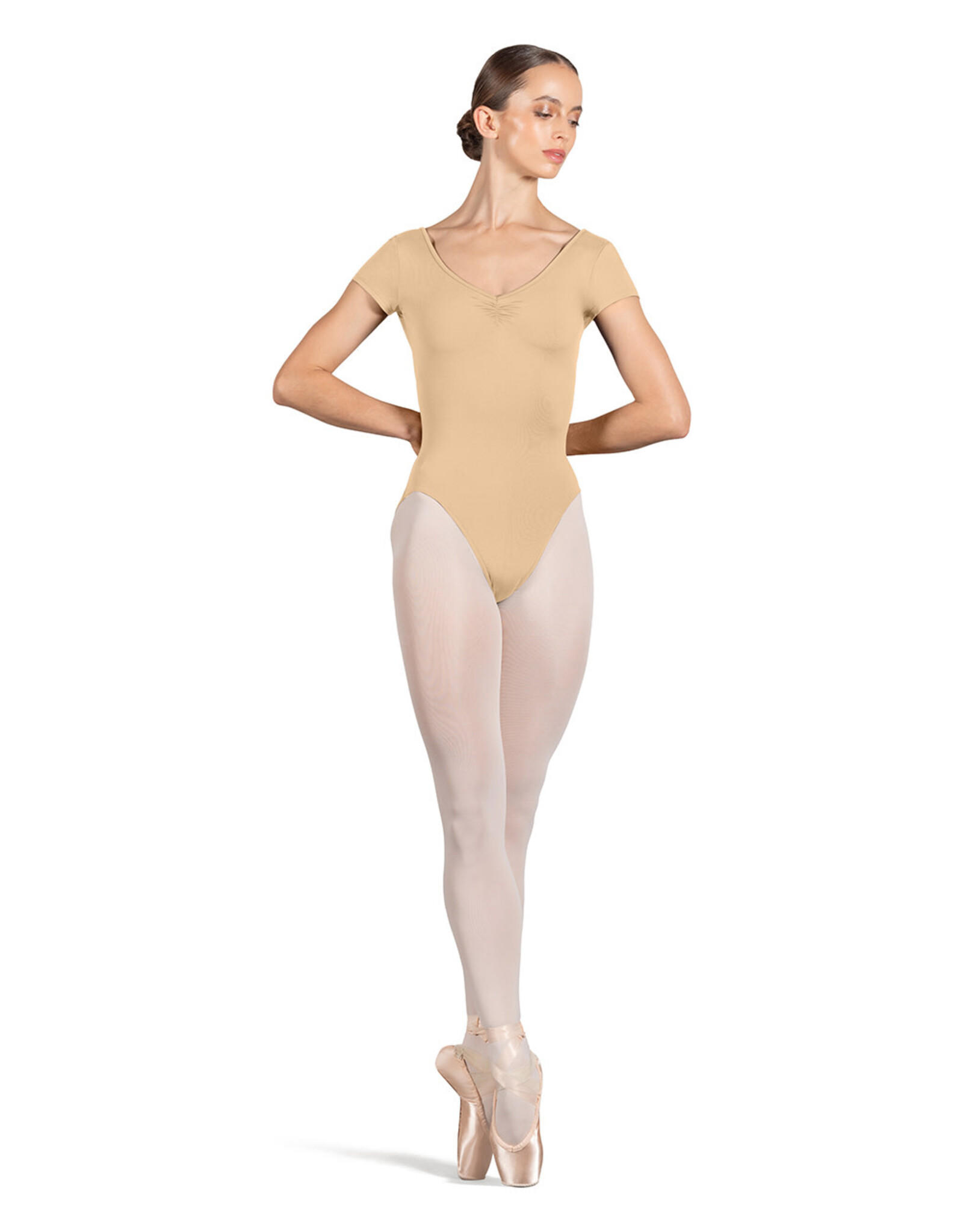 Bloch / Mirella Adult Gather Cap Sleeve Leotard (L4262)