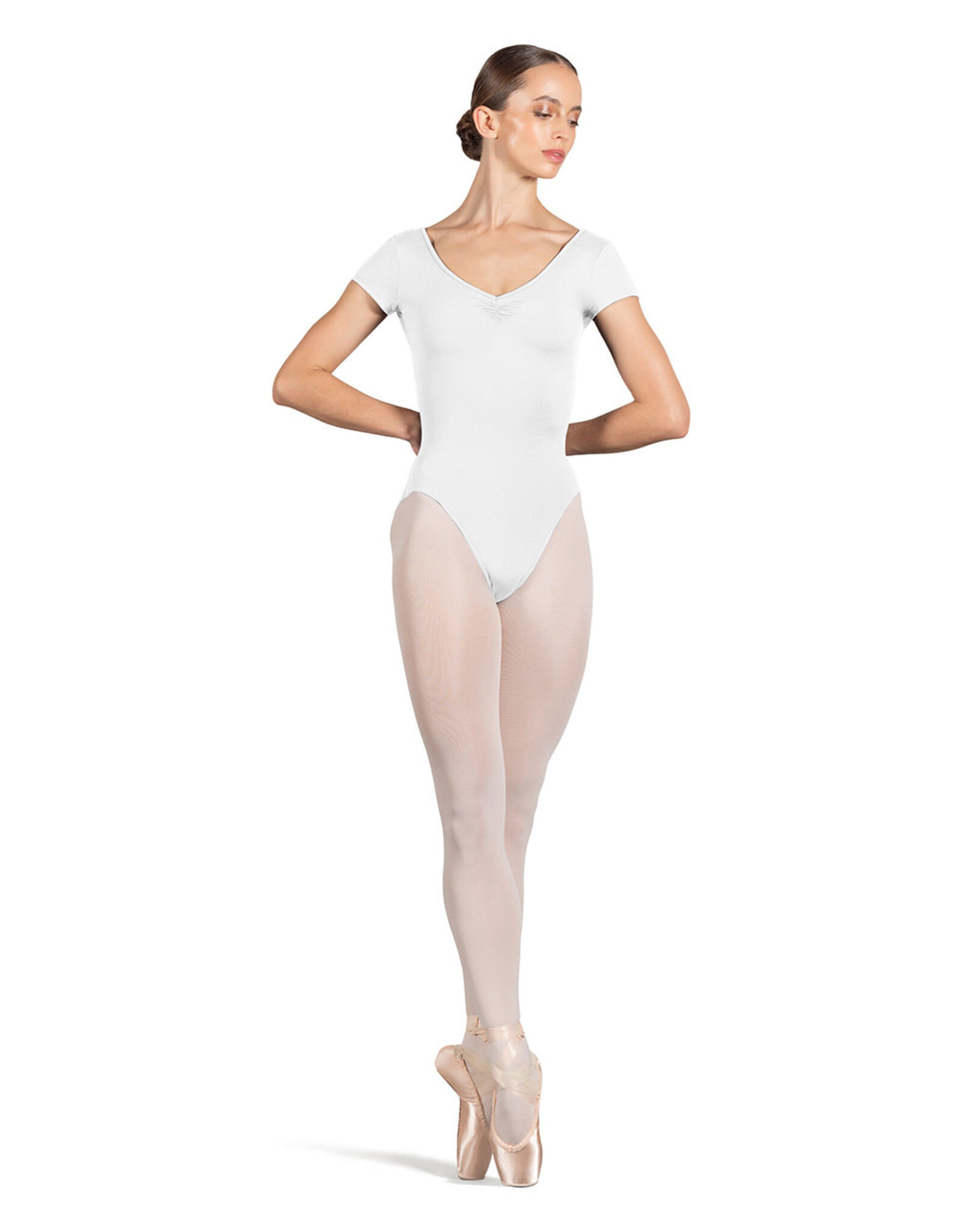 Bloch / Mirella Adult Gather Cap Sleeve Leotard (L4262)