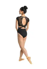DANZNMOTION Yasmin Micro Cap Sleeve Leotard (23113A)