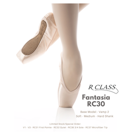 R-Class Fantasia Pointe Shoe (RC30) Hard Shank