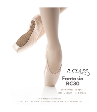 R-Class Fantasia Pointe Shoe (RC30) Hard Shank