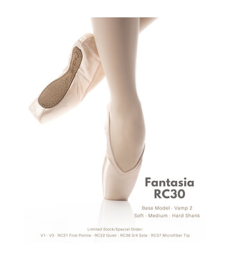 R-Class Fantasia Pointe Shoe (RC30) Soft Shank