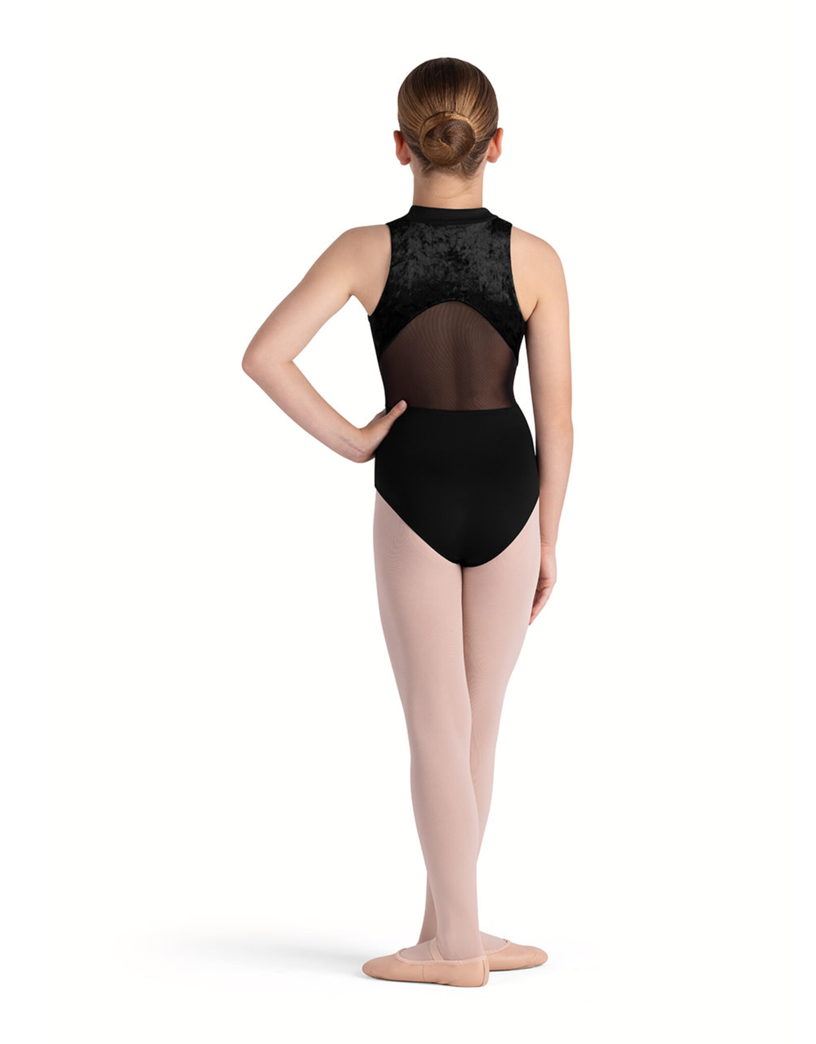 Bloch / Mirella Tanya Mock Neck Velvet Tank Leotard (CL5655)
