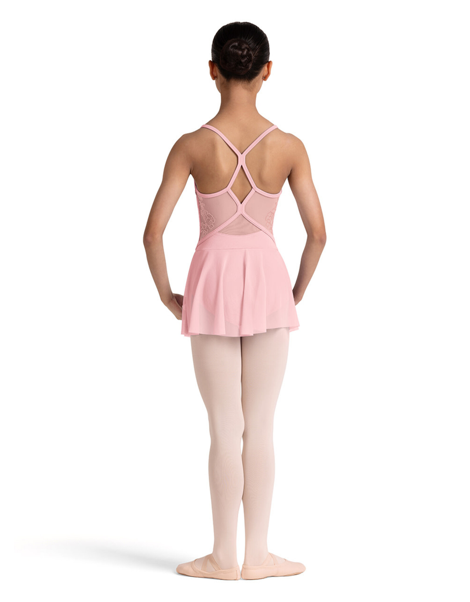 Bloch / Mirella Embroidered Camsiole Leotard with Skirt (CL70003)