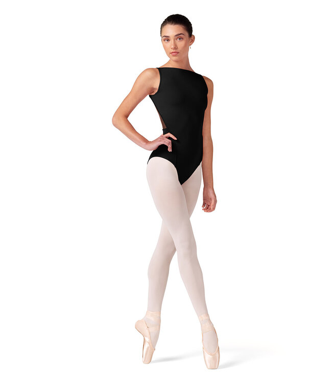 Bloch / Mirella Embroidered Boat Neck Leotard (L40004)
