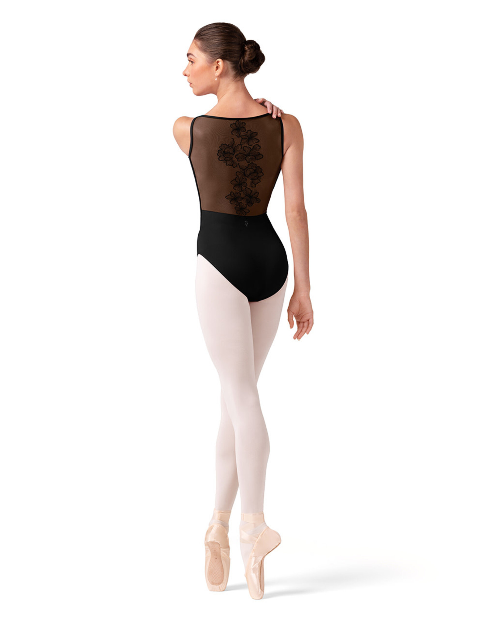Bloch / Mirella Embroidered Boat Neck Leotard (L40004)