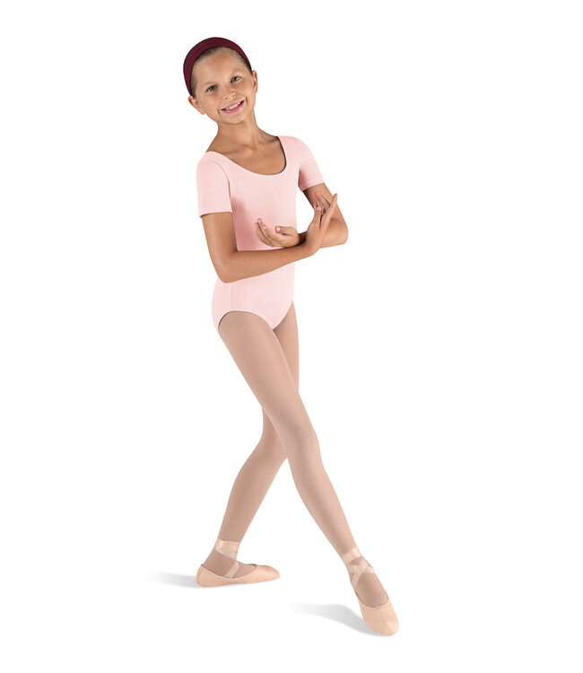 Bloch / Mirella Short Sleeve Round Neck Leotard (CL5402)