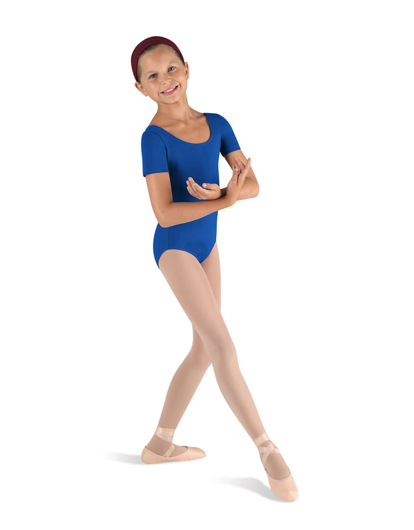 Bloch / Mirella Short Sleeve Round Neck Leotard (CL5402) (Discontinued)