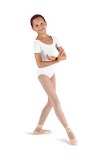 Bloch / Mirella Short Sleeve Round Neck Leotard (CL5402) (Discontinued)