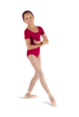 Bloch / Mirella Short Sleeve Round Neck Leotard (CL5402) (Discontinued)