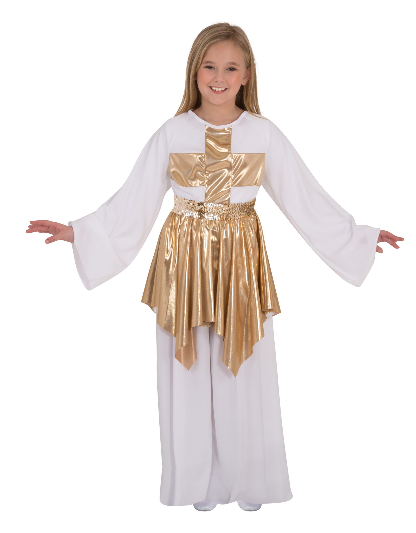Body Wrappers Child Praise Cross Pullover (0621) (Discontinued)