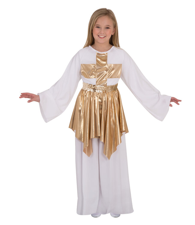 Body Wrappers Child Praise Cross Pullover (0621) (Discontinued)