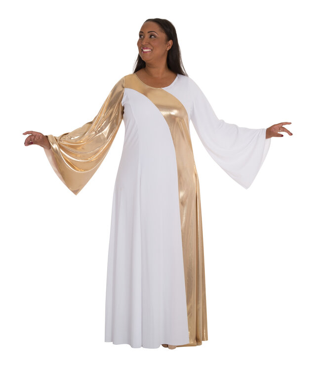 Body Wrappers Adult Plus Asymmetrical Bell Dress (592XX) (Discontinued)
