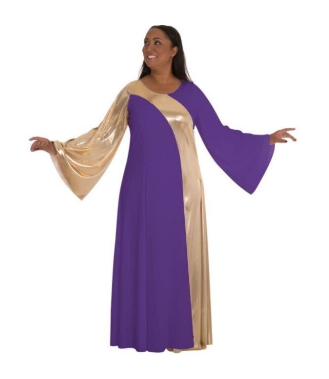 Body Wrappers Adult Plus Asymmetrical Bell Dress (592XX) (Discontinued)
