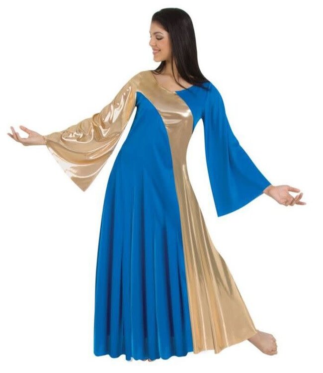 Body Wrappers Adult Plus Asymmetrical Bell Dress (592XX) (Discontinued)