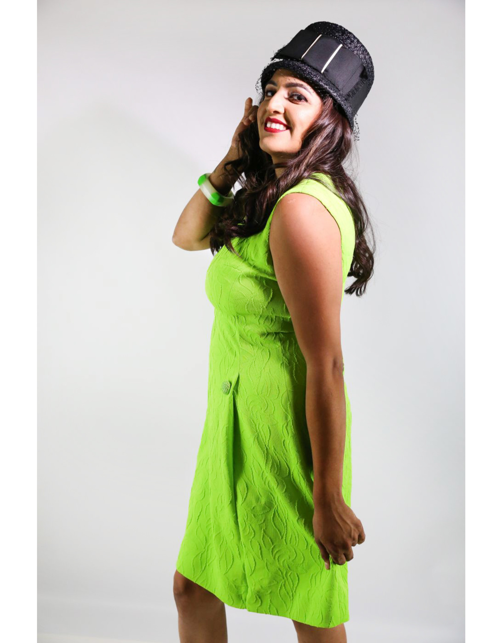 plus size lime green dress