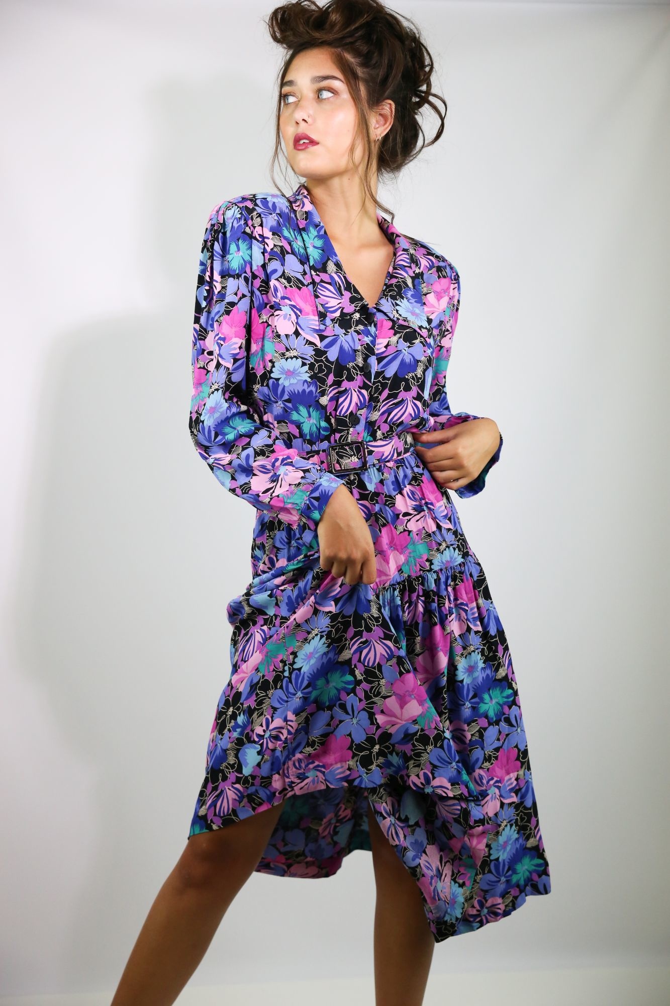 floral business dress