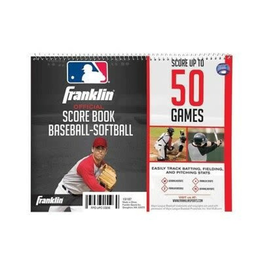 Franklin Official Score Book Baseball-Softball