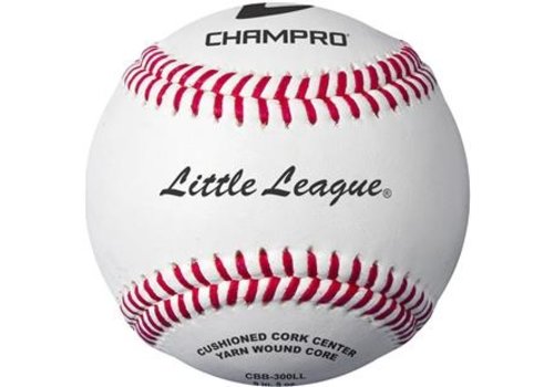 Champro Little League Game RS - Cork/Rubber Core - Genuine Leather Cover Baseballs - Dozen 