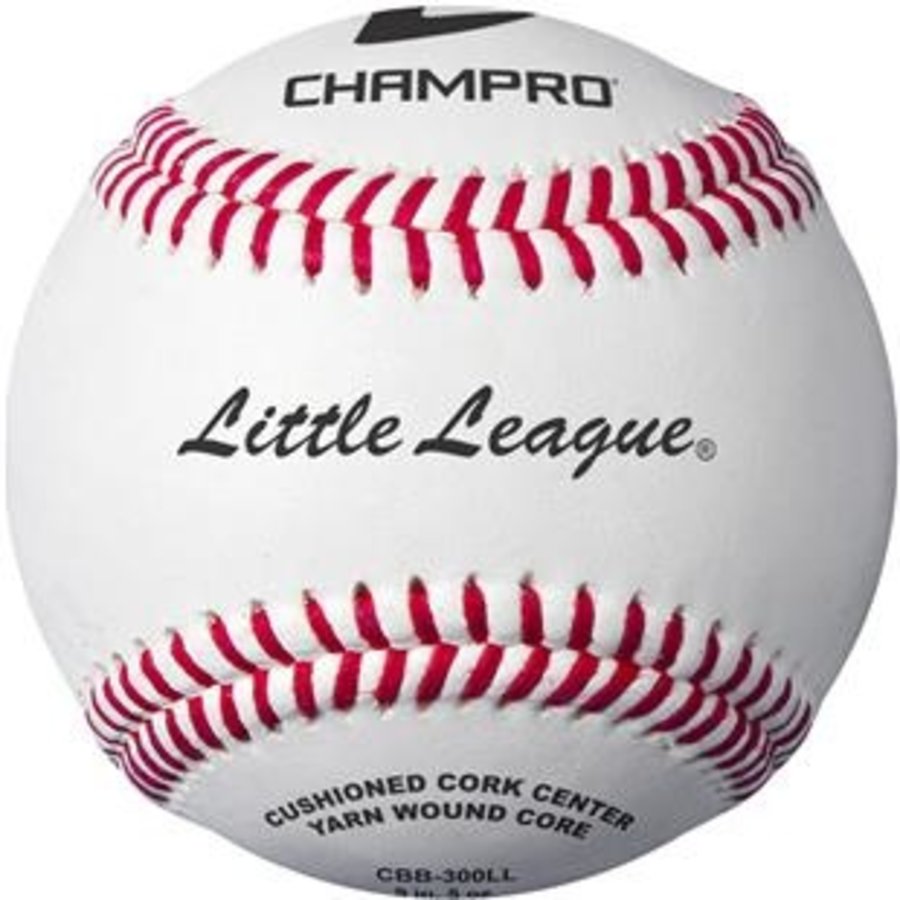 Champro Little League Game RS - Cork/Rubber Core - Genuine Leather Cover Baseballs - Dozen