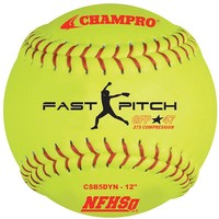 Champro NFHS 12" Fast Pitch - Leather Cover .47 Cor