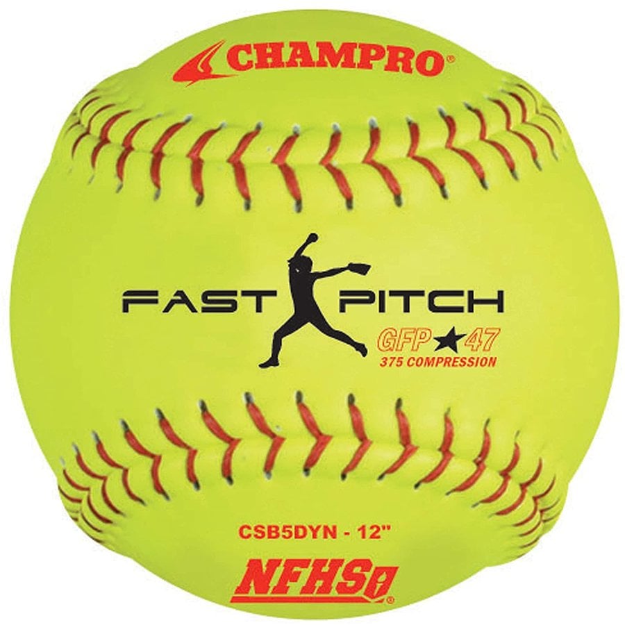 Champro NFHS 12" Fast Pitch - Leather Cover .47 Cor