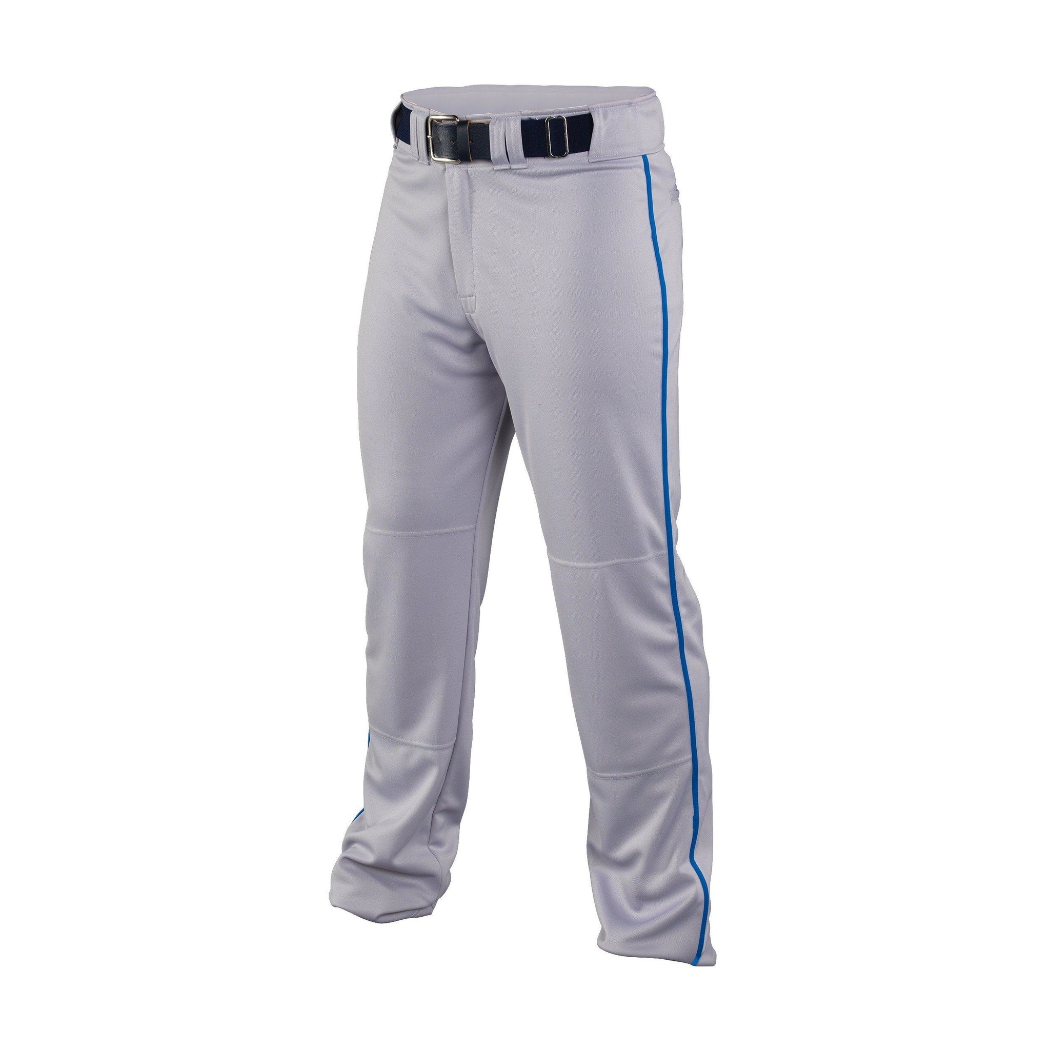 Baseball Express Men's Triple Play Open Bottom Baseball Pants, Adjustable  Length, Piped Adult Game Pant with Elastic Waistband and Double Knee, YKK