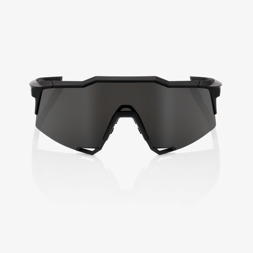100% Speedcraft Soft Tact Black Smoke Lens Sunglasses 