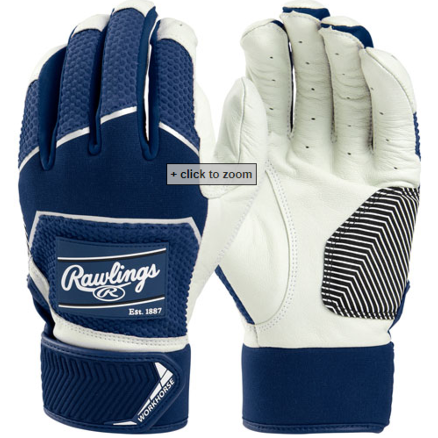 Rawlings 2022 Adult Workhorse Batting Gloves Charlie Rose Baseball